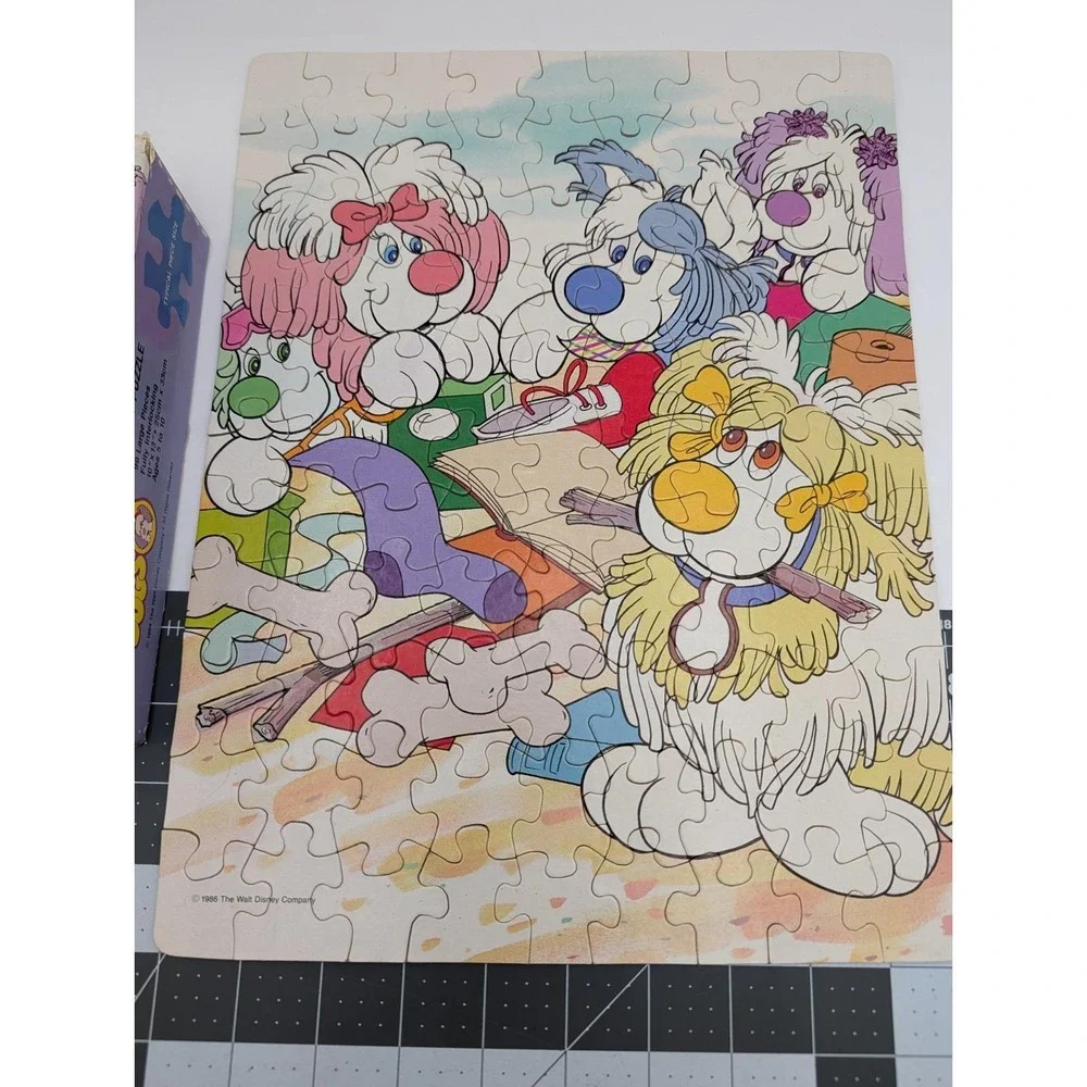 Disney‎ Fluppy Dogs Jigsaw Puzzle 99 Pcs Golden 1986
